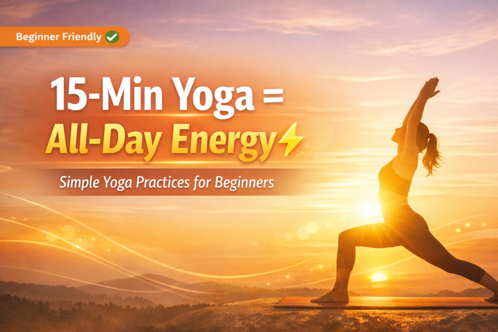 Simple yoga practices for daily energy for beginners
