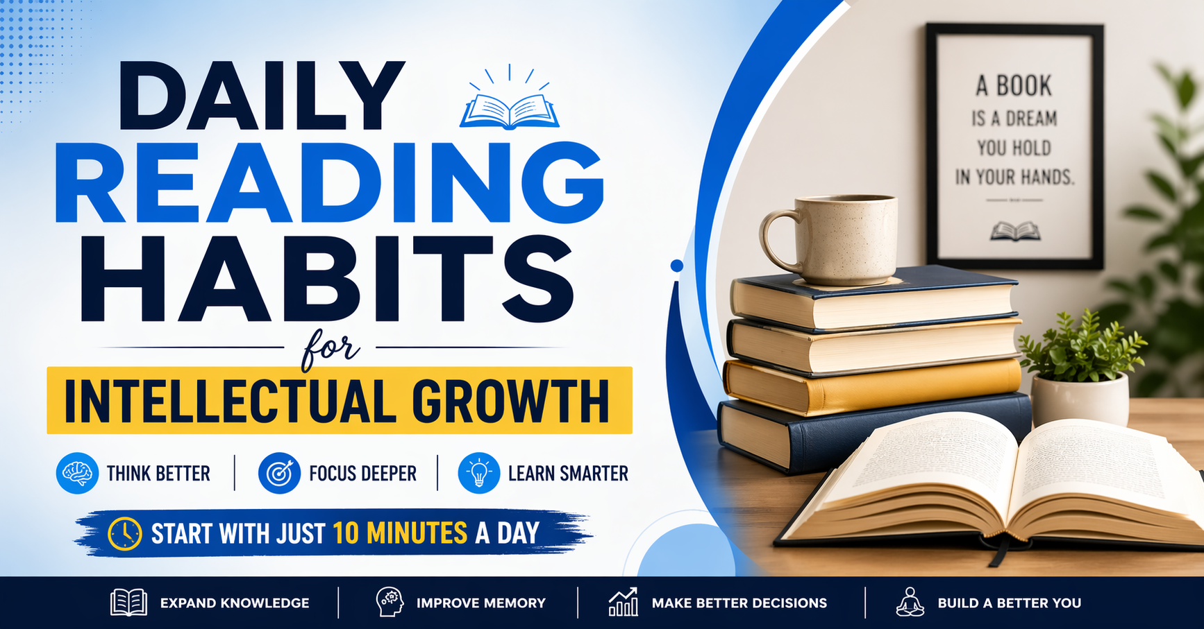 Read more about the article Daily reading habits for intellectual growth
