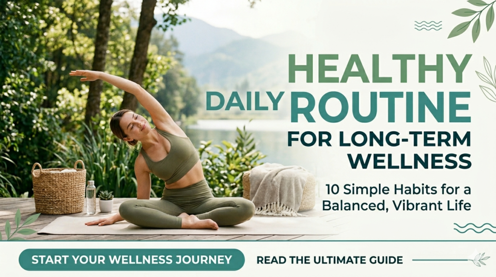 Healthy Daily Routine for Long-Term Wellness