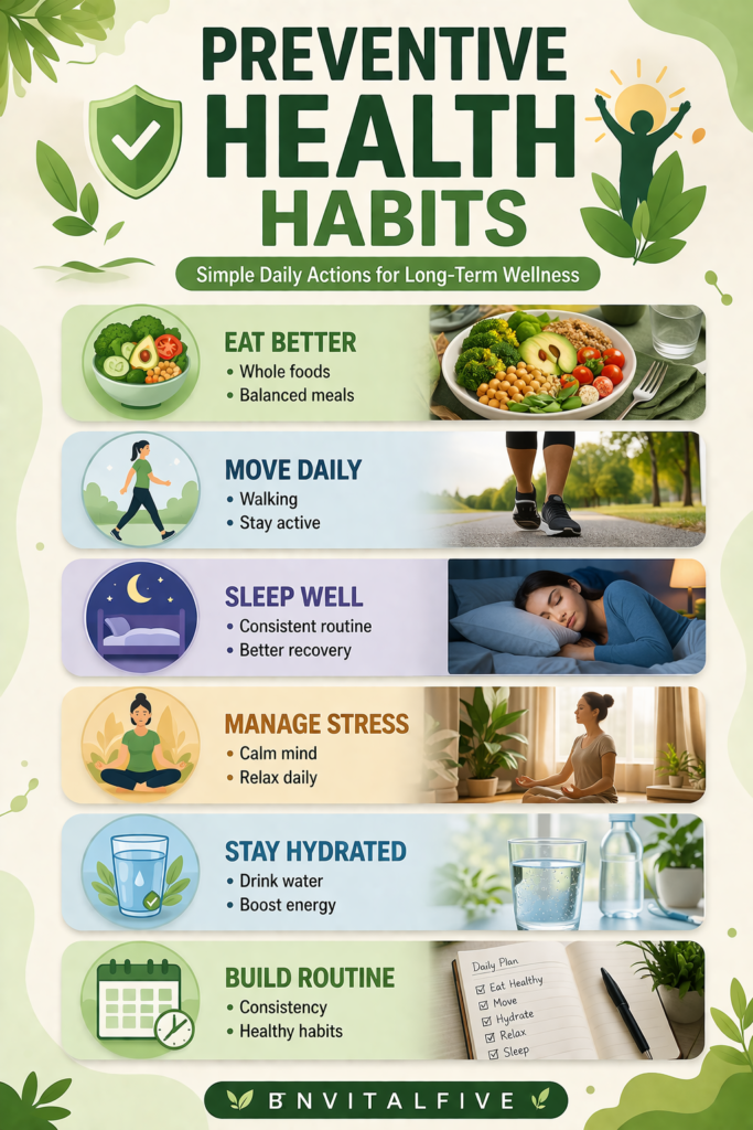Preventive health through daily lifestyle habits