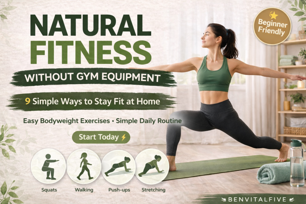 Natural fitness without gym equipment