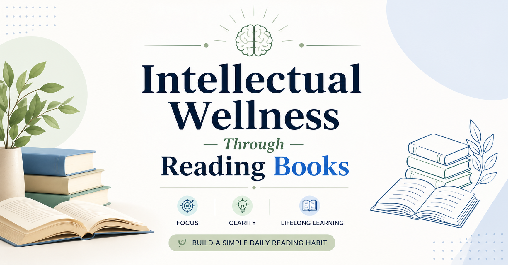 Intellectual wellness through reading books