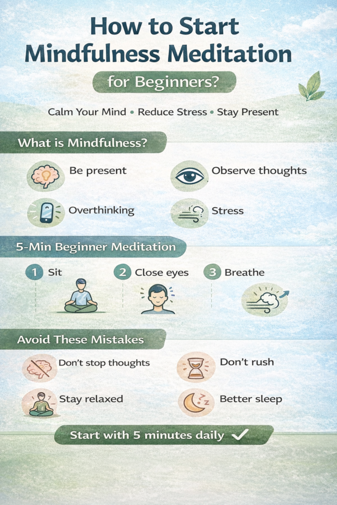 How to start mindfulness meditation for beginners