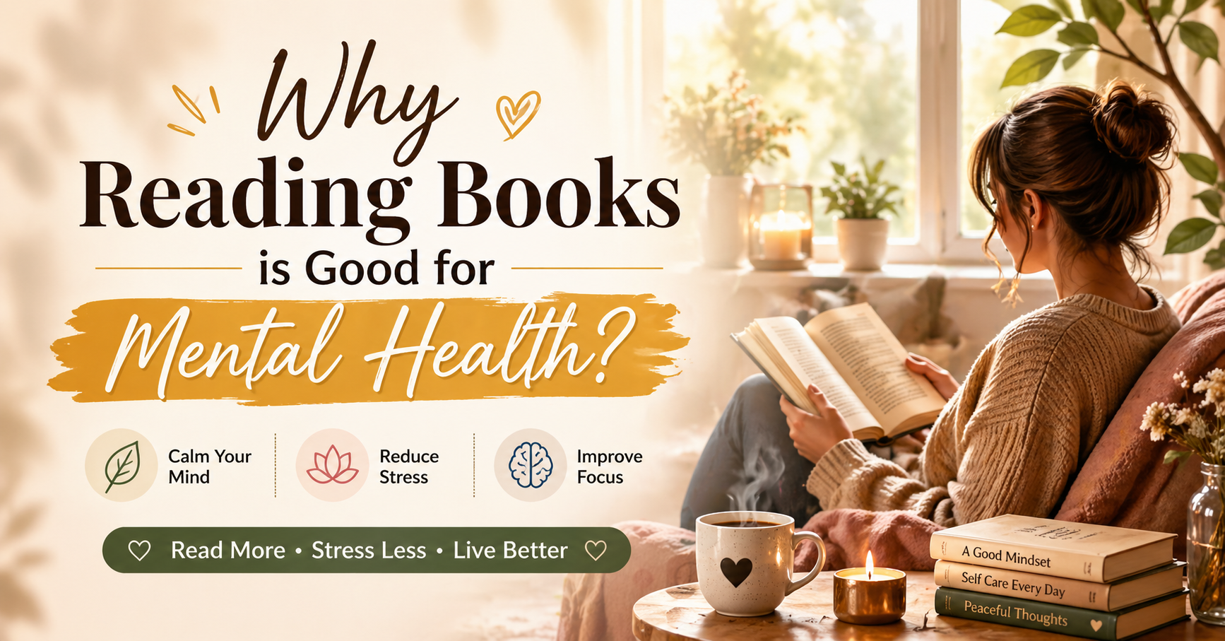 Read more about the article Why is reading books good for mental health?