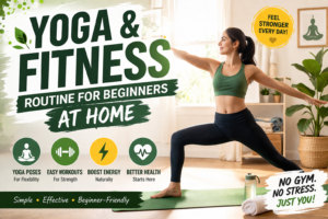Read more about the article Yoga and fitness routine for beginners at home