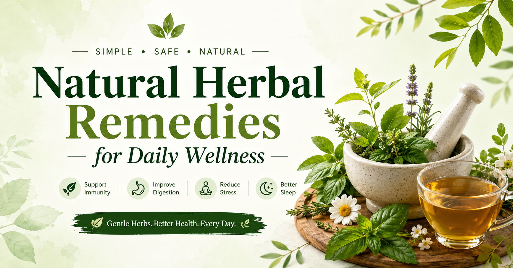 Natural Herbal Remedies for Daily Wellness